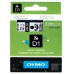 DYMO páska D1 6 mm x 7 m, čierna na priehľadnej S0720770