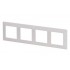 Rámik štvornásobný Legrand Valena Life, biela