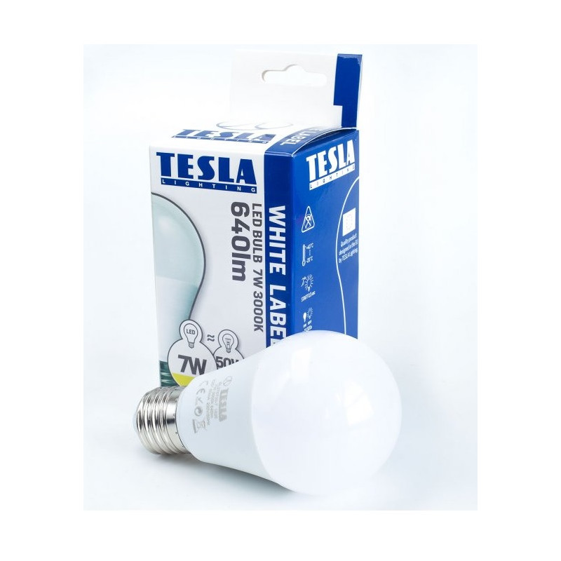 Tesla BULB, E27, 7W, teplá biela