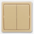 Vypínač radenie 5 Classic 3553-05289 D2, béžová