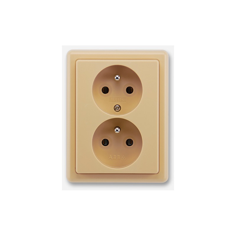 ABB Classic s ochrannými kolíkmi, béžová