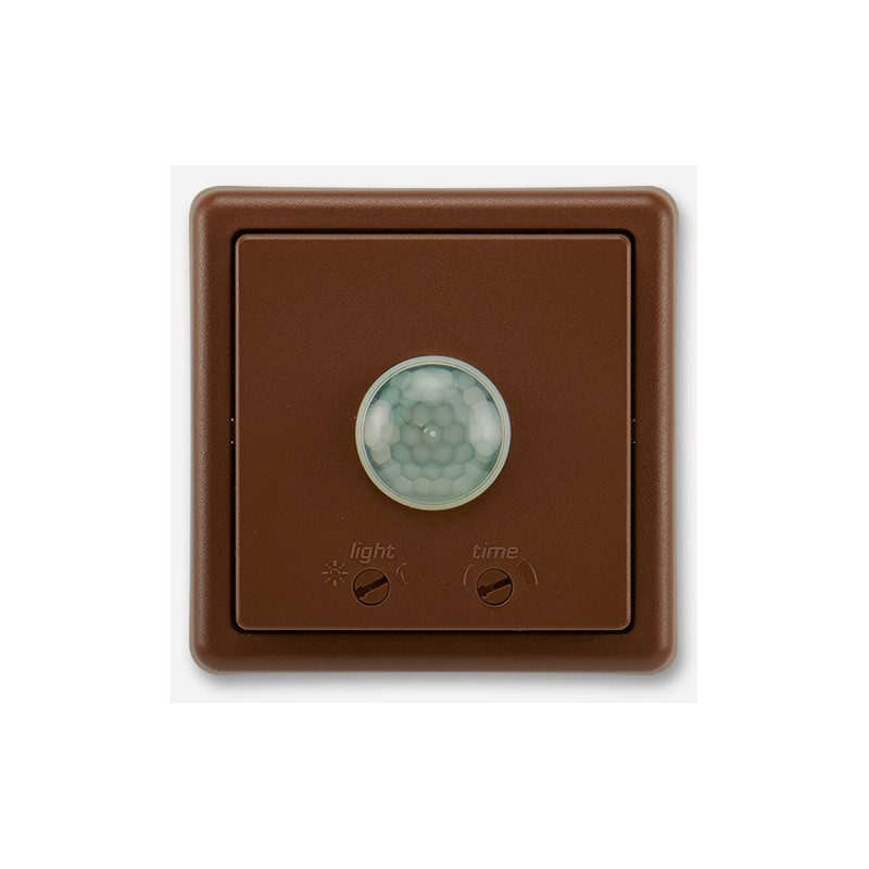 Spínač automatický so snímačom pohybu Classic 3299C-C22100 H3, hnedá