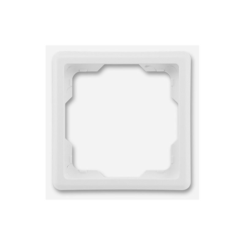 Rámik pre elektroinštalačné prístroje 3901C-B10 B1, jednonásobný, biela