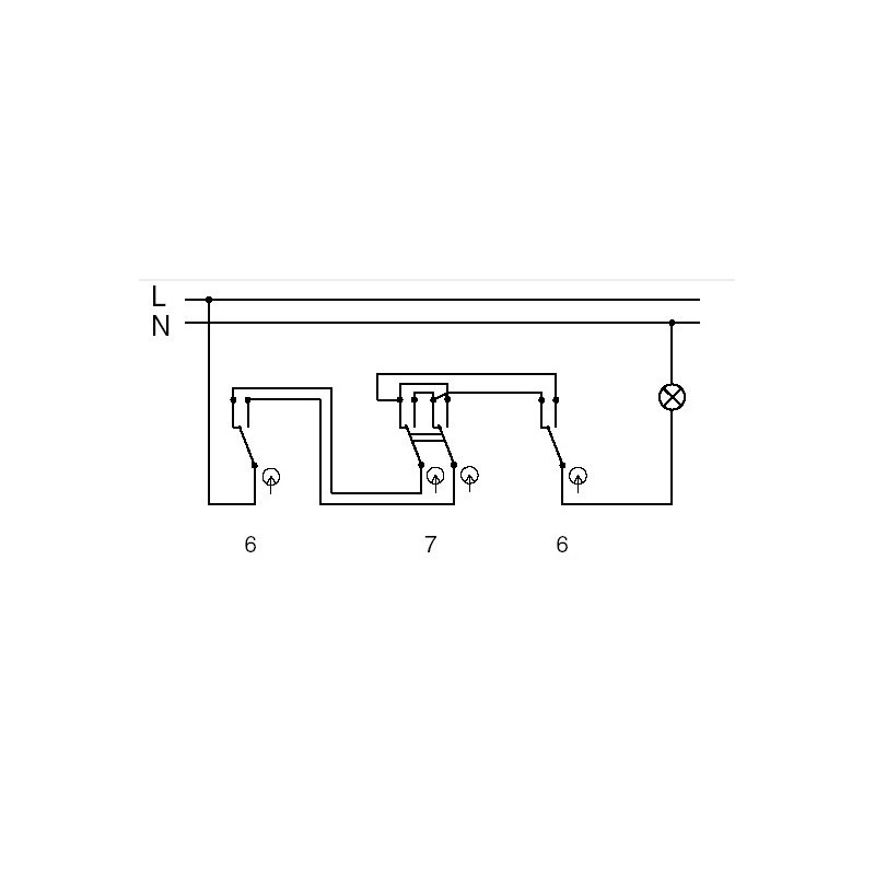 ABB Tango krížový IP 44, zapustený 3559A-A07940 C, slonová kosť