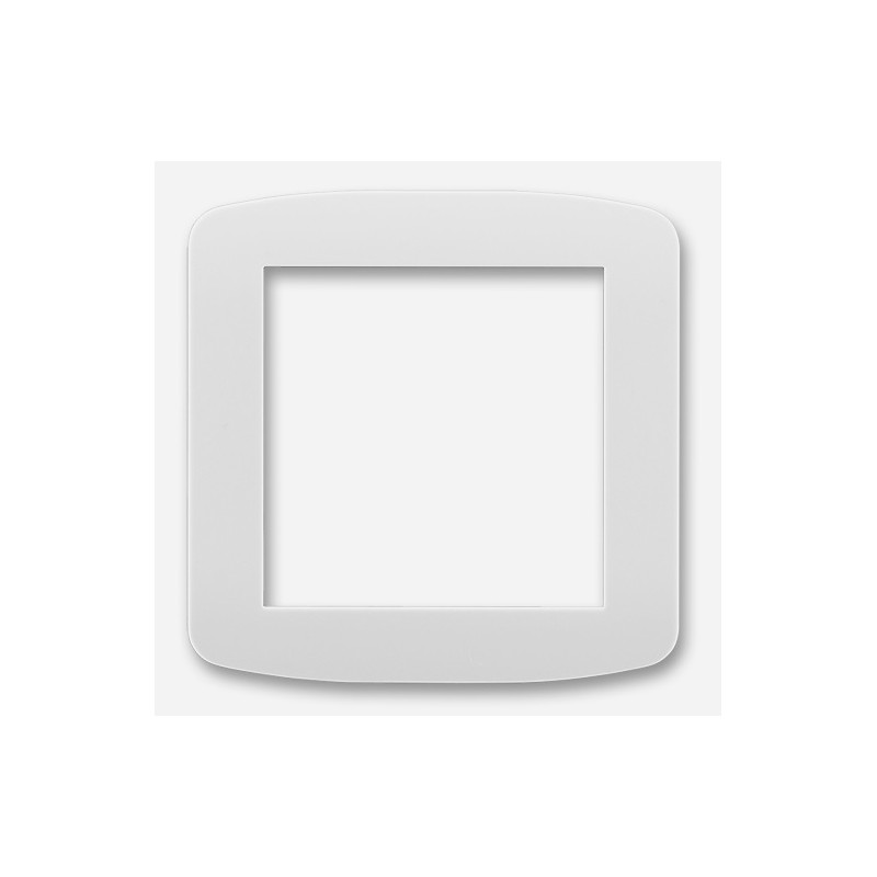 Rámik prístroja osvetlenia s LED alebo adaptérom Profil 45 5016A-A00070 B, jednonásobný, biela