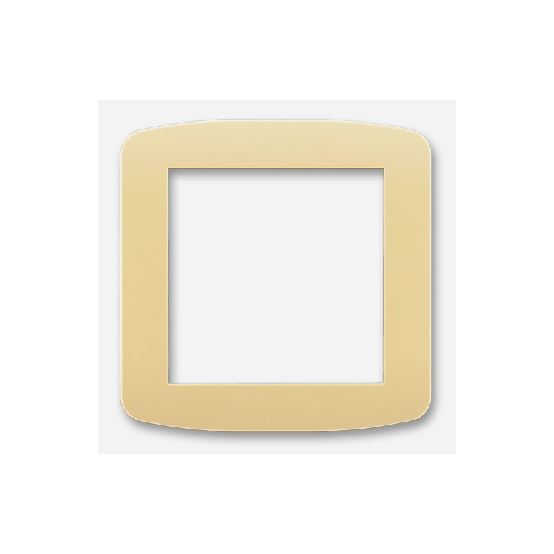 Rámik prístroja osvetlenia s LED alebo adaptérom Profil 45, 5016A-A00070 C, jednonásobný, slonová kos