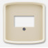 Rámik priamej komunikačnej zásuvky 5014A-A00040 C, slonová kosť