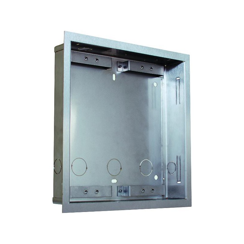 2N® HELIOS  záp. krabica do steny  s rámčekom pre 2 moduly