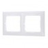 Rámik dvojnásobný, horizontálny, biela