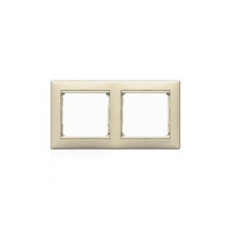 Rámik dvojnásobný, horizontálny, béžová