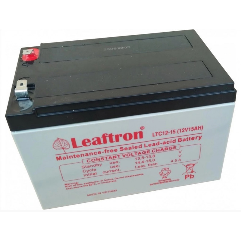 LTC12-15 T2 (12V/15Ah) akumulátor Leaftron