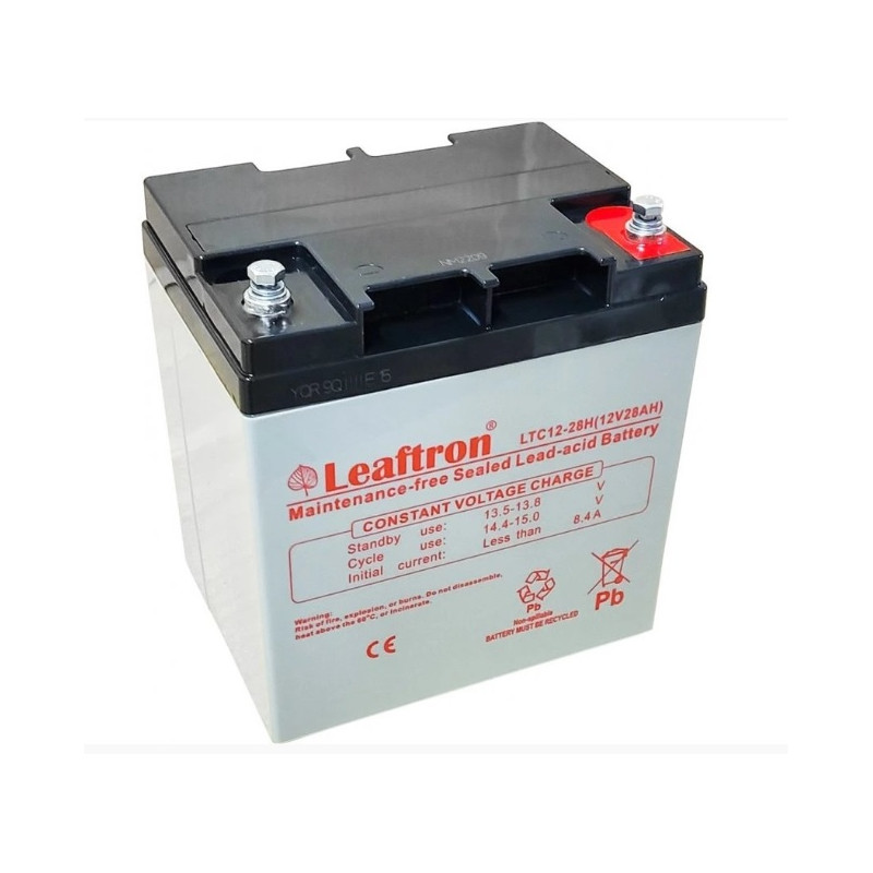 LTC12-28H (12V/28Ah) akumulátor Leaftron