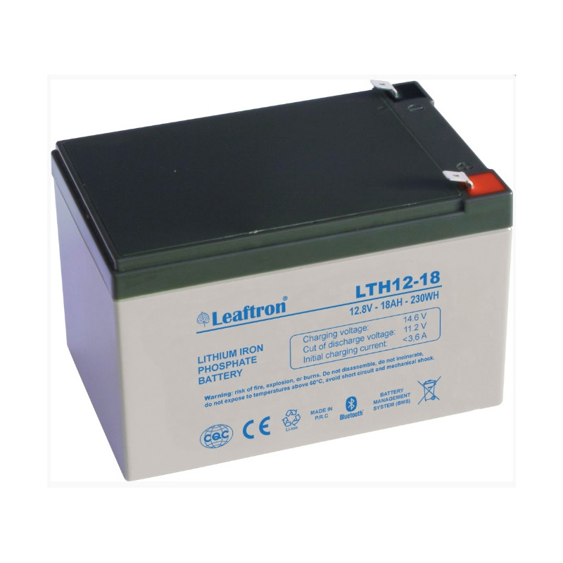 LTH12-18 Lithium (12V/18Ah) akumulátor Leaftron