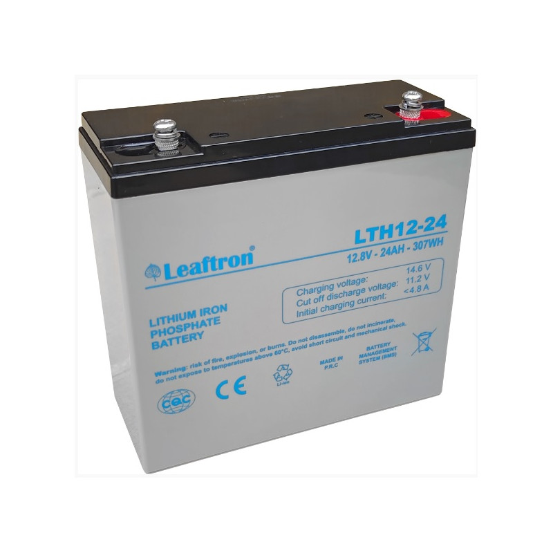 LTH12-24 Lithium (12V/24Ah) akumulátor Leaftron