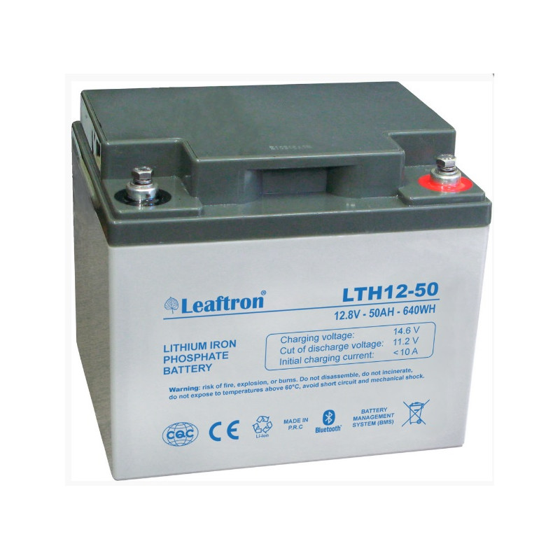 LTH12-50 (12,8V/50Ah) akumulátor Leaftron Lithium