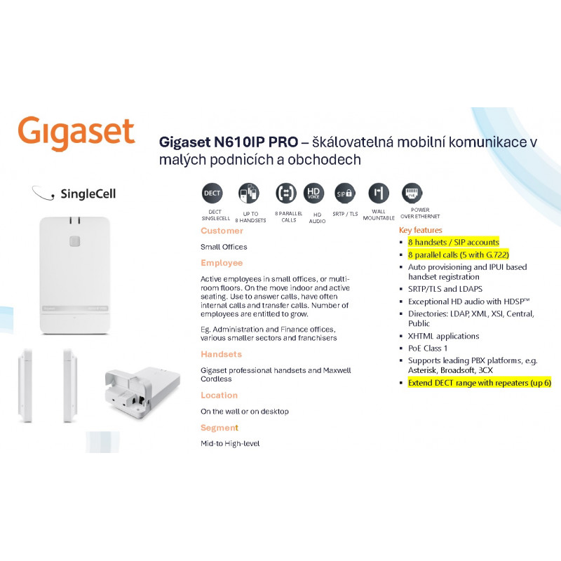 Gigaset N610 IP PRO