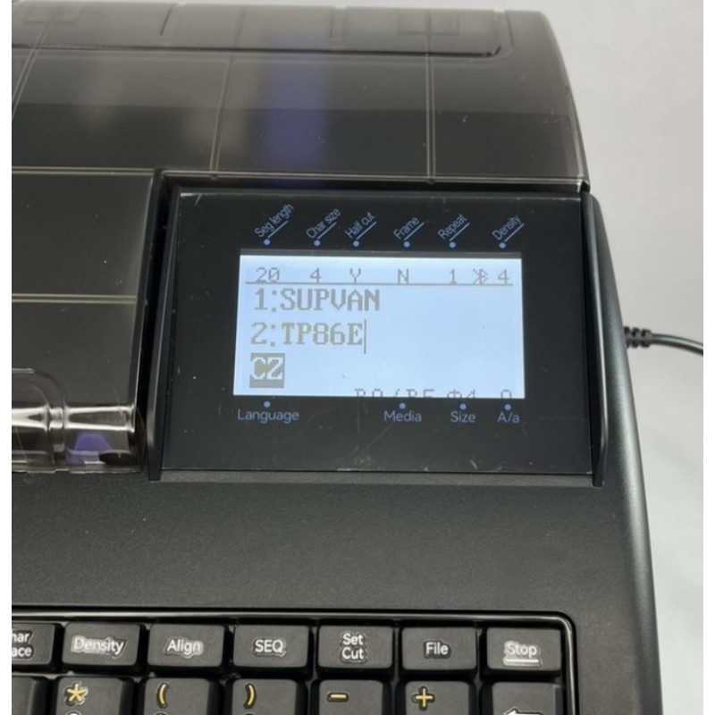 Popisovač bužírok TP86E