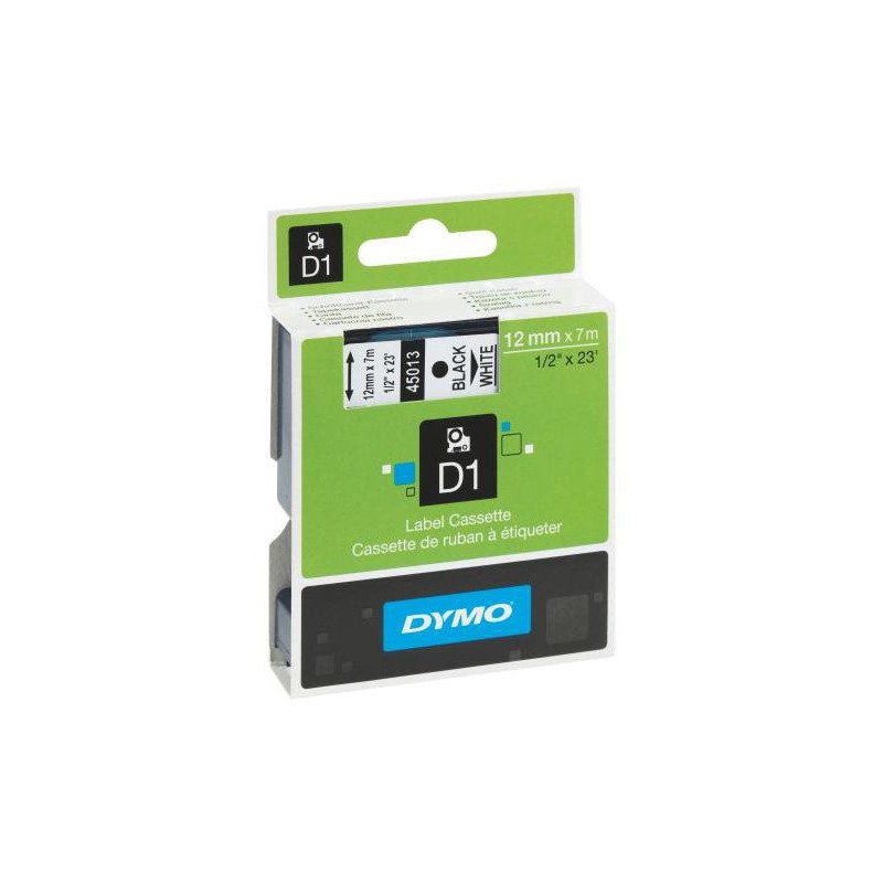 Páska Dymo Pocket 12 mm čierna/biela