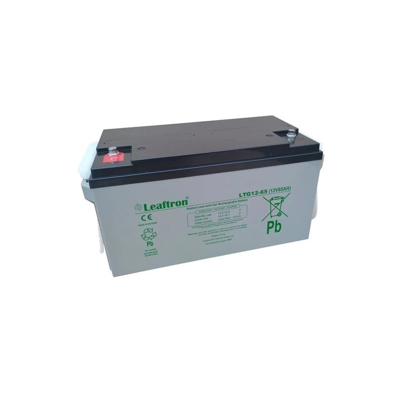 LTG12-65 akumulátor Leaftron GEL (12V/65Ah)