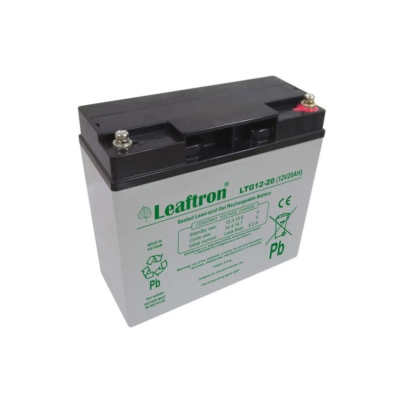 LTG12-20 akumulátor Leaftron GEL (12V/20Ah)