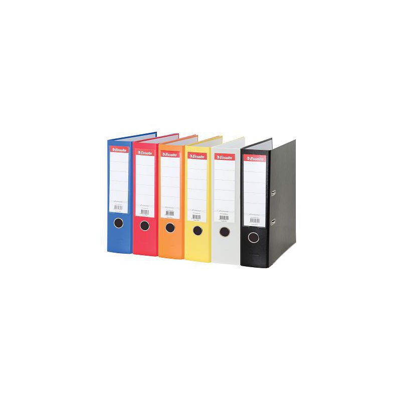 Plastový pákový zakladač Economy, modrý 75 mm