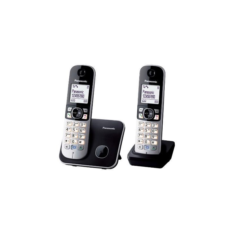 Panasonic KX-TG6812FXB, čierny