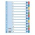 Roztrieďovač kartónový Mylar, 1-12, farebný